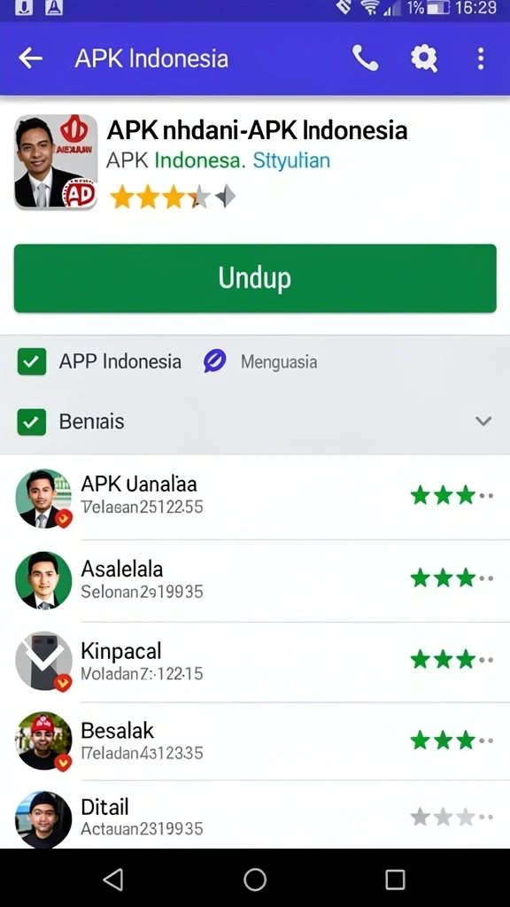 Tampilan utama aplikasi Review Aplikasi goal55 yang intuitif dan efisien.