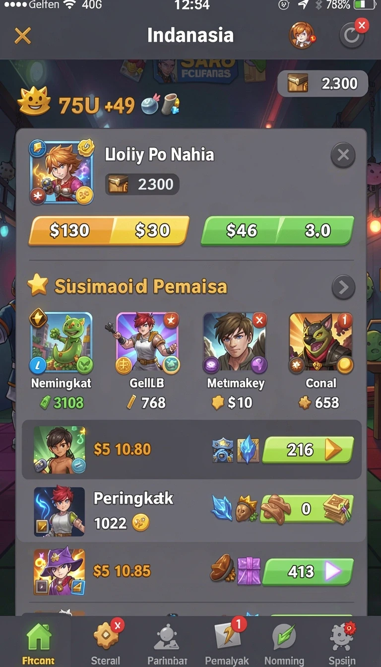 Tampilan utama aplikasi mandala77 App APK Terbaru yang intuitif dan efisien.
