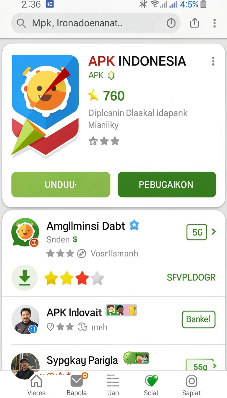 Tampilan utama aplikasi Download rusa33 APK untuk Android yang intuitif dan efisien.